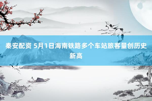 秦安配资 5月1日海南铁路多个车站旅客量创历史新高