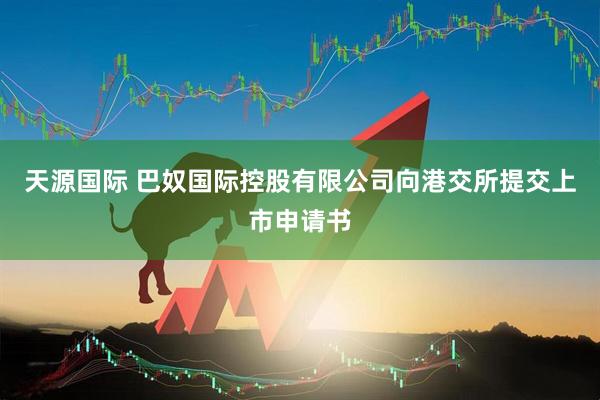 天源国际 巴奴国际控股有限公司向港交所提交上市申请书